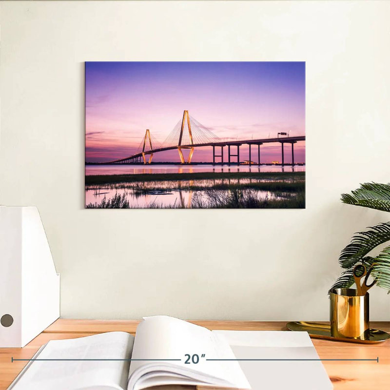 Lilie Ravenel Bridge Lights, 8" H x 12" W