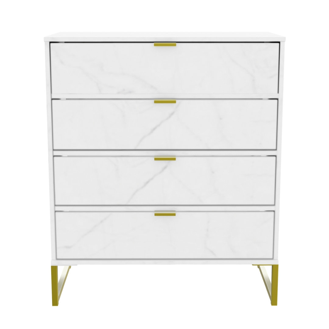Fully Assembled Addilynne 4 Drawer 76.5Cm W Chest of Drawers