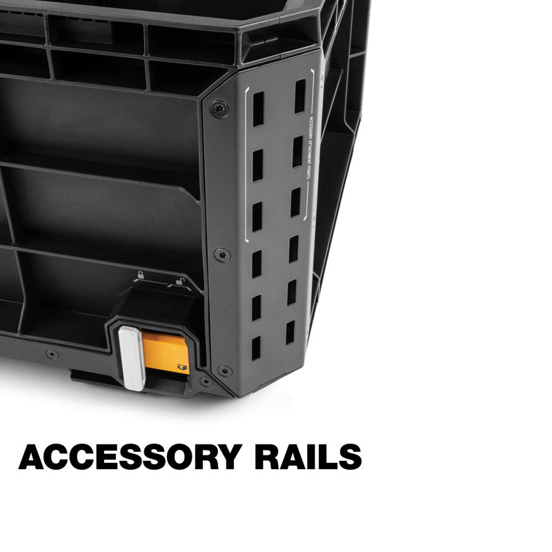  StackTech Tool Crate with Auto-Locking Interface & Large Capacity