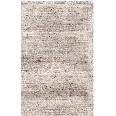 Fairlight Hand Tufted Viscose/Wool Solid Color Rug in Brown