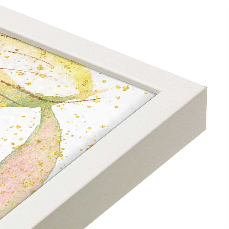 «Spring Shimmer» par Kristy riz, reproduction d'art sur toile, H 16 po x l 12 po, Blanc