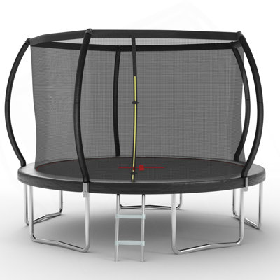 12FT Trampoline Pumpkin- Standard-Black