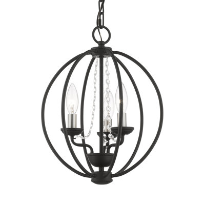 Ledjon 3 - Light Dimmable Globe Chandelier