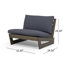 Chaise de terrasse avec coussins Louise-986561436