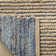 Tapis de couleur unie en jute et en denim tissé à la main Chupp