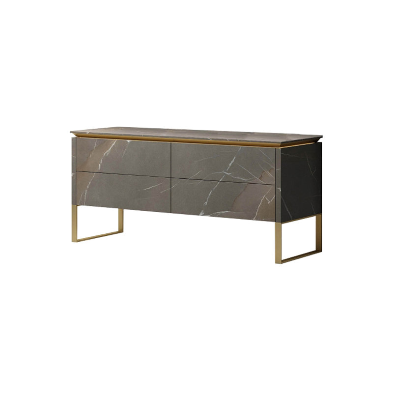Base de meuble-lavabo simple 21,5 po seulement en gris
