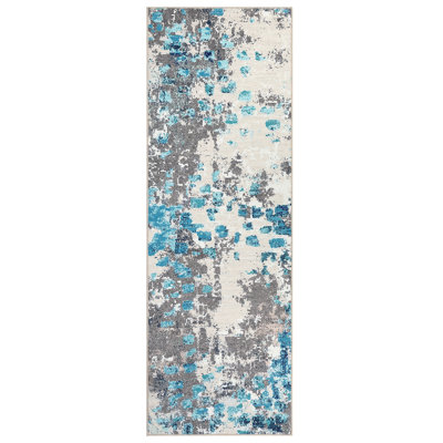 Modern Abstract Colorful Rug, Washable Area Rug for Bedroom and Living Room