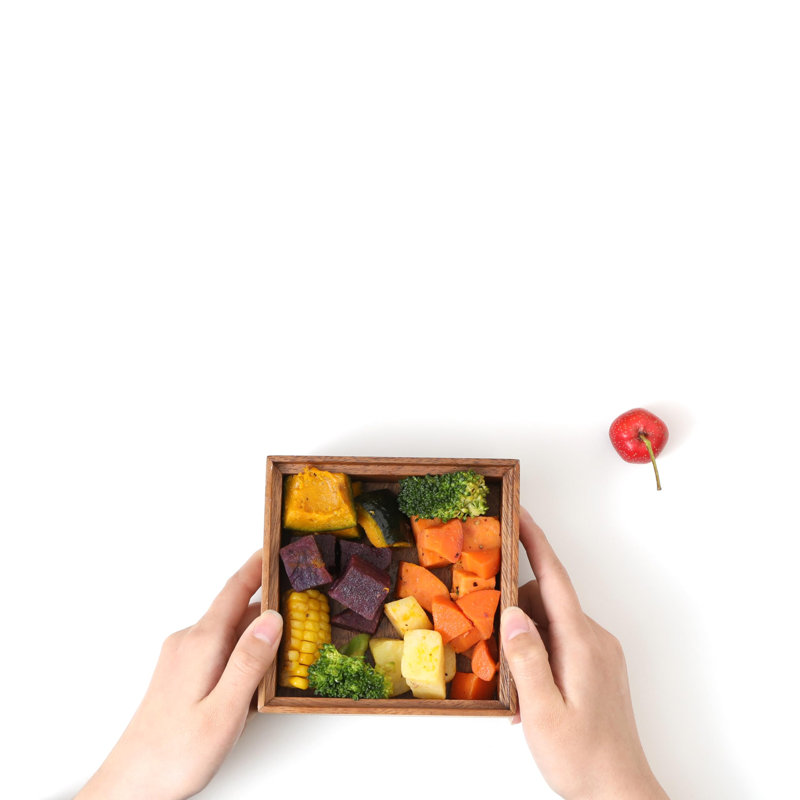 Millwood Pines Chiriga Walnut Tray