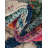 Machine Woven Polypropylene Area Rug in Teal/Orange/Beige-1156200810