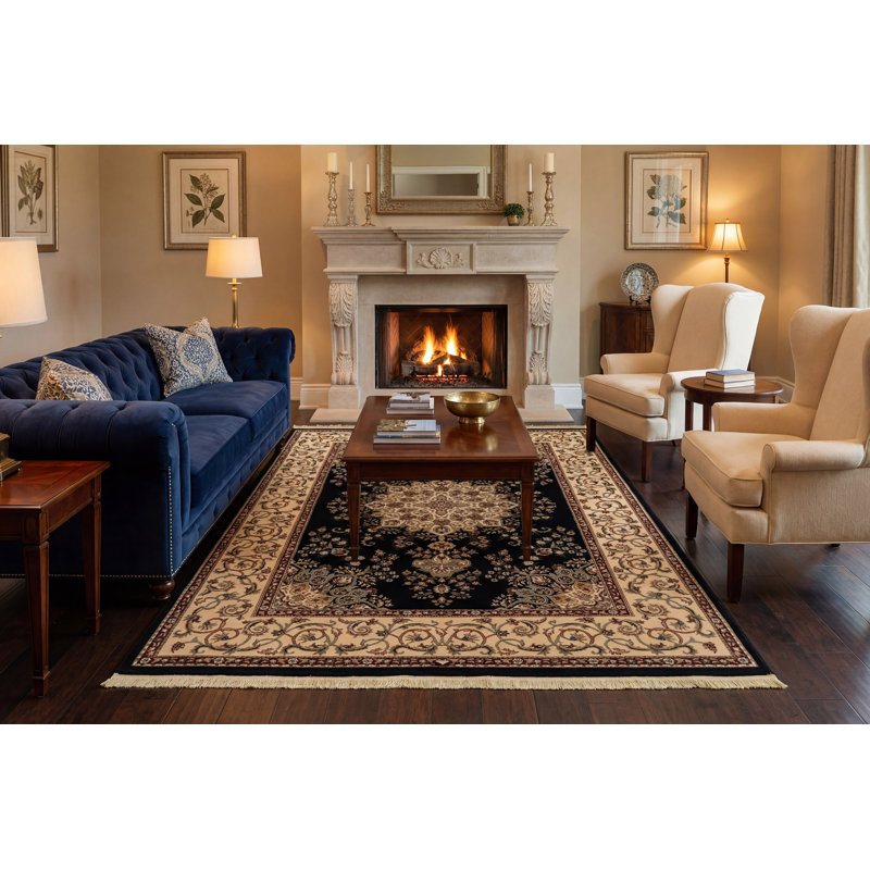 Cirro Wool Oriental Indoor Rug, Rectangle 6'7" x 9'10"
