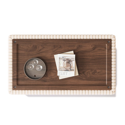 Repose-pieds avec rangement 40,55 po Sherry