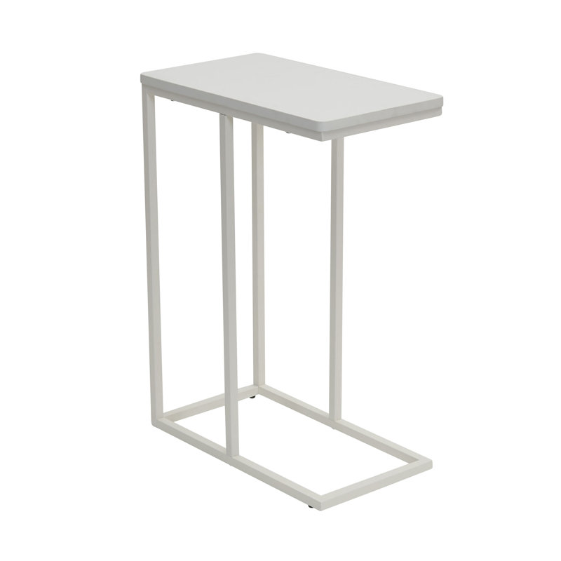 C Table Slate , White
