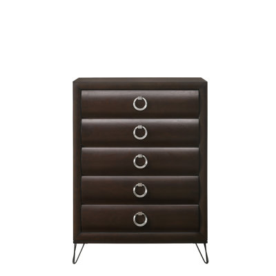 Commode finition merlot foncé