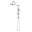 Shower Head with Handheld Shower System with 10" Rain Shower Head-129590007