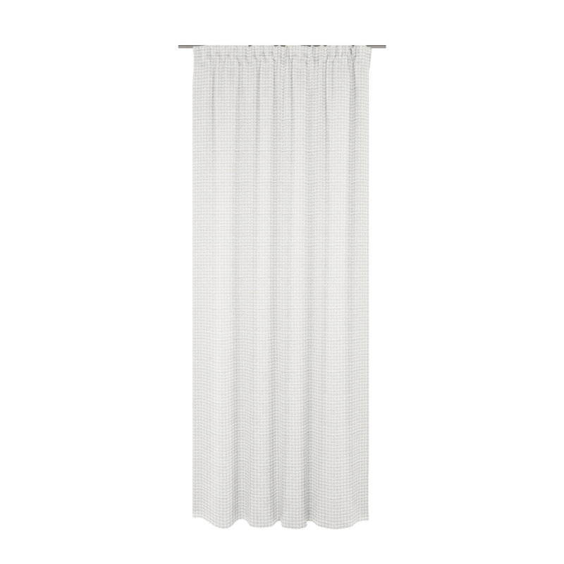 Kingon Room Darkening Curtain Single Panel, 145cm H x 132cm W, Natural Brown