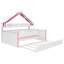 Lits modernes gain d'espace avec rangement, lit de jour en bois MDF avec lit gigogne-1801299967