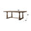 Table de salle à manger Bernard finition chêne vieilli (sans la chaise)-190361361-190361360