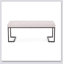 Banc rembourré capitonné à boutons et bronze de conception simple, confortable et durable, banc multifonctionnel