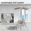 2 Person Porch Swing with Canopy