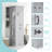 Modern Tall Bathroom Storage Cabinet With Tilt-out Compartment,adjustable Shelves,soft-close Hinges-1196885795