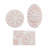 Medallion Cotton Tufted Bath Rug（Only One Rug）