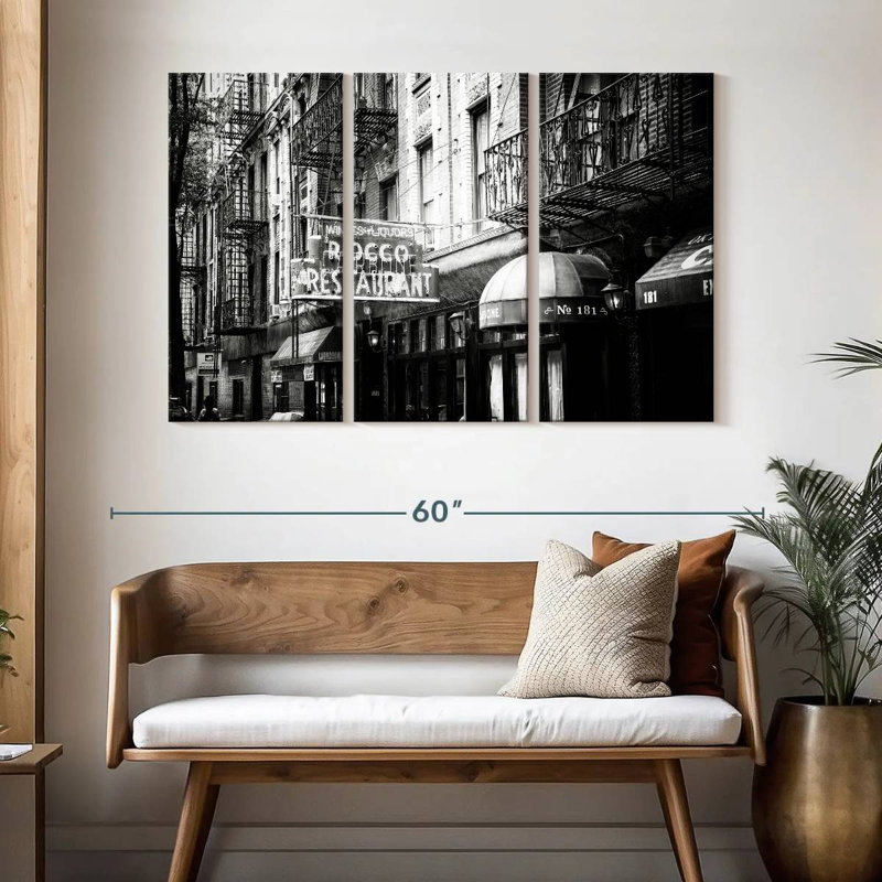 Façades de bâtiments Sirci NYC I, H 32 po x l 50 po