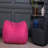 4 Foot Cylindrical Suede Bean Bag, Fuchsia