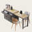 74.5" Kitchen Island with Extendable Dining Table, Rolling Kitchen Cart on Wheels with Spice Rack, 4-Door Cabinet & 2 Drawers, Multifunctional Kitchen Storage Island for Dining Room-1908680237