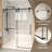 Frameless Sliding Shower (Matte Black)
