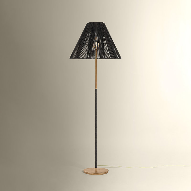 Sonoma Floor Lamp, Patina Gold Leaf