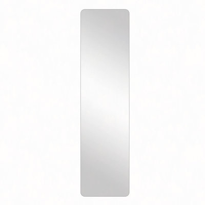 Full Body Mirror For Living Room Bedroom Cloakroom Wall-Mounted Round-Angle Dressing Mirror  Aviation Grade Aluminum
