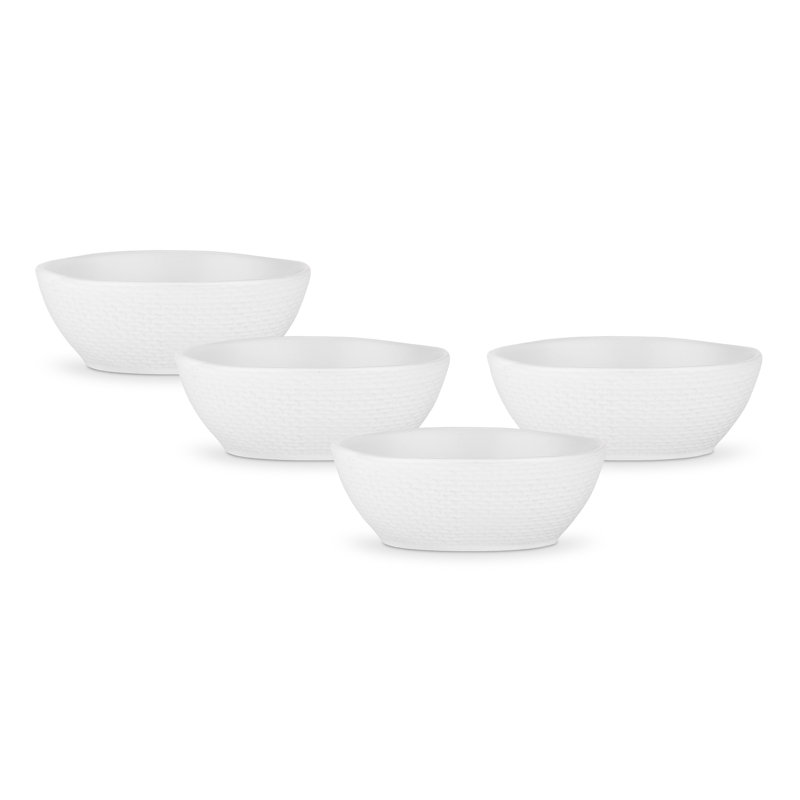 Stone Lain Abigael Bowl Set Stoneware, White