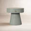 Chiro Nightstand-Black Linen-1086589960