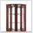 6 Shelf Corner Curio Display Cabinet with Lights, Mirrors and Adjustable Shelves-384001051