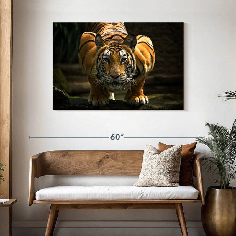 Brampt Fearless Tiger, 30" H x 45" W