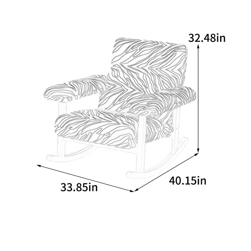 Ergonomically designed comfortable rocking chair