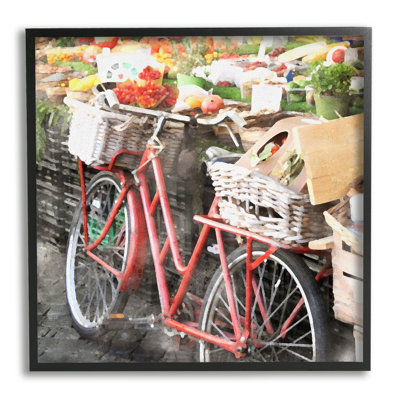 " Bike At Farmer's Market " by LSR Design Studio
