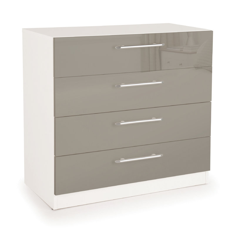 Dufferin 80.5cm W 4 - Drawer Chest of Drawers, White