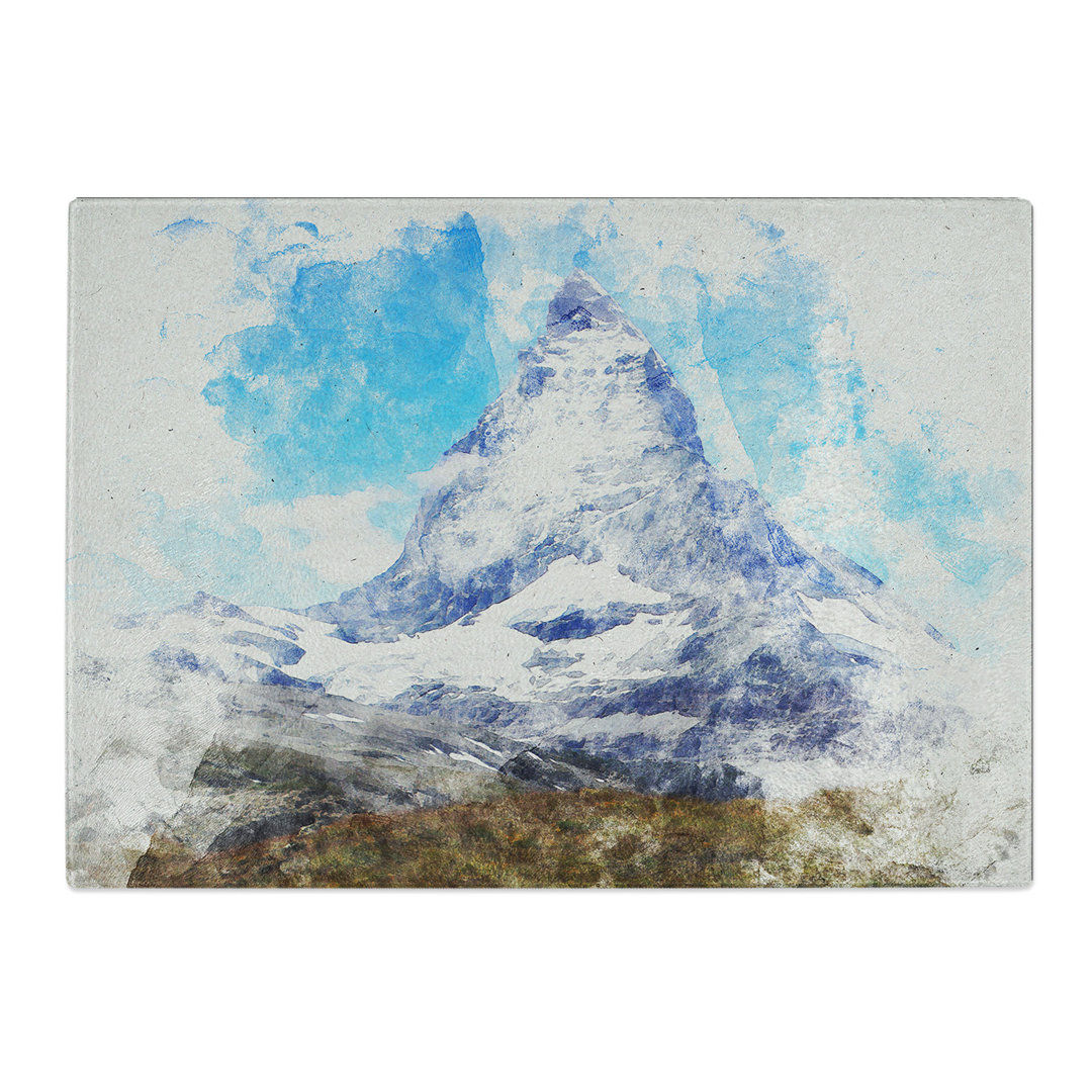 Matterhorn Mountain Vol.3 Watercolour Chopping Board