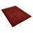 Manns Hand Knotted Loom Wool Eco-Friendly Area Rugs - Rectangle, Dark Red, Plain Solid Design, High Pile Thick Handmade Anti Skid Area Rugs for Living Room, Bed Room-660302691