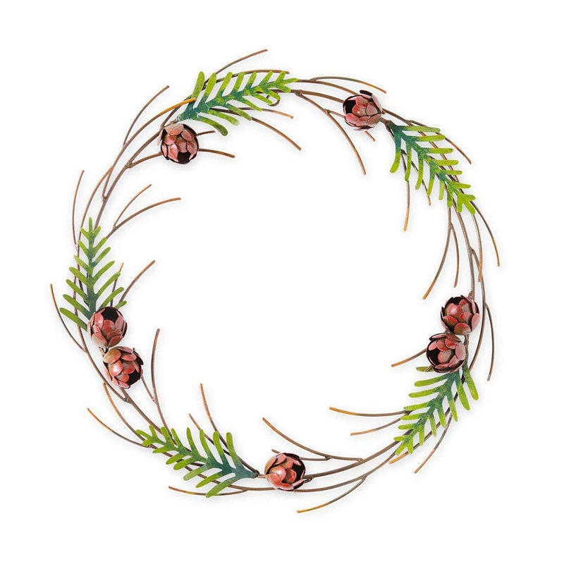 Couronne de pommes de pin 19,5 po