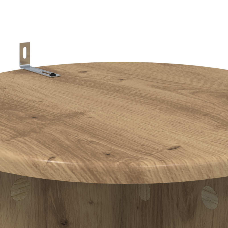1 Tier Plant Stand Set of 2, 60cm H x 40cm W x 40cm D, Artisan Oak