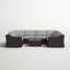 Ensemble de conversation en osier pour 6 personnes avec coussins Saffi-2136164102-2141583019