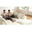 129.8" U Shape Sectional Sofa Comfy Cloud Couch With Ottomans-632361287