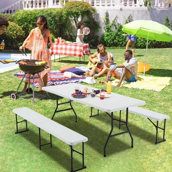 8 Plastic Folding Table (Heavy Duty, 30 x 96)