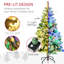 135cm H Lighted Artificial Pine Christmas Tree