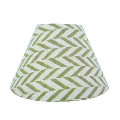 Lamp Shade Artisan Made Floral Linen Block Print Detachable Lampshade - JHEEL