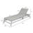 Christopher Knight Home 28.5" W x 82.75" D x 37" H Acacia Wood and Grey Rope Reclining Outdoor Chaise Lounge