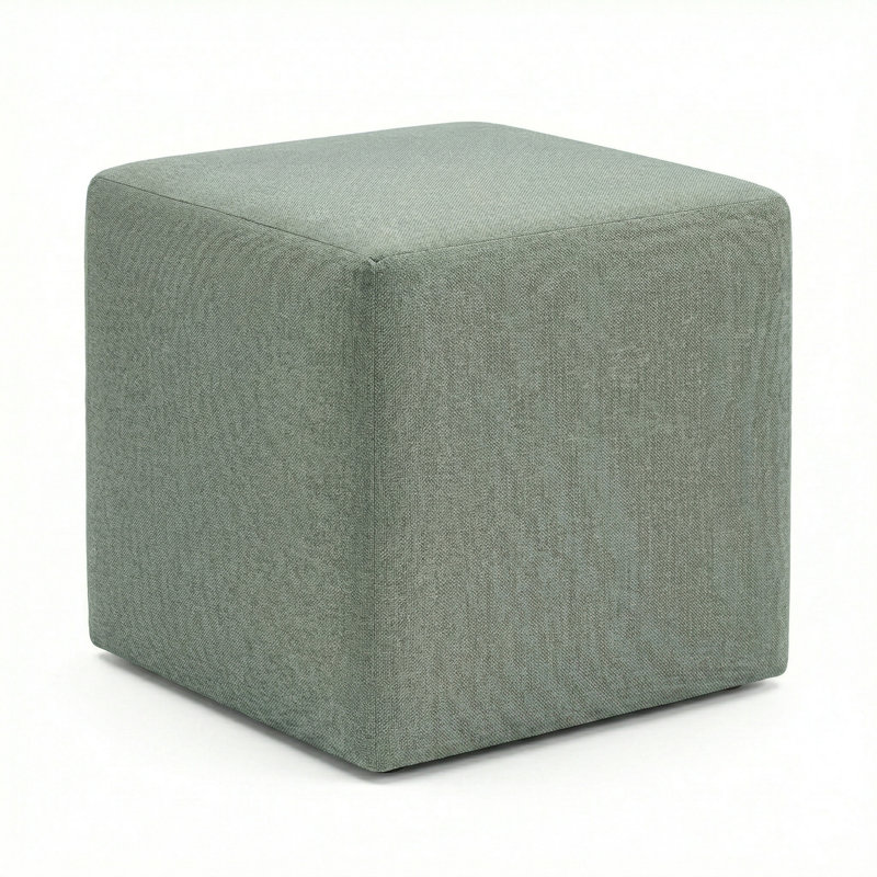 Berlin Gardens Lilly Hive 20" Square Pouf, Sage