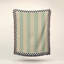 Checkered Border 100% Cotton Woven Blanket-96225912-96225913